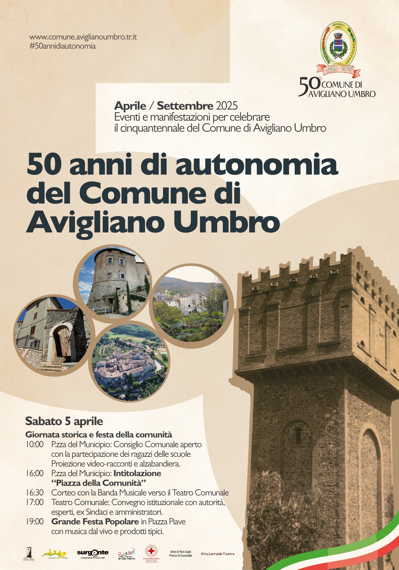 50 anni di Autonomia del Comune di Avigliano Umbro