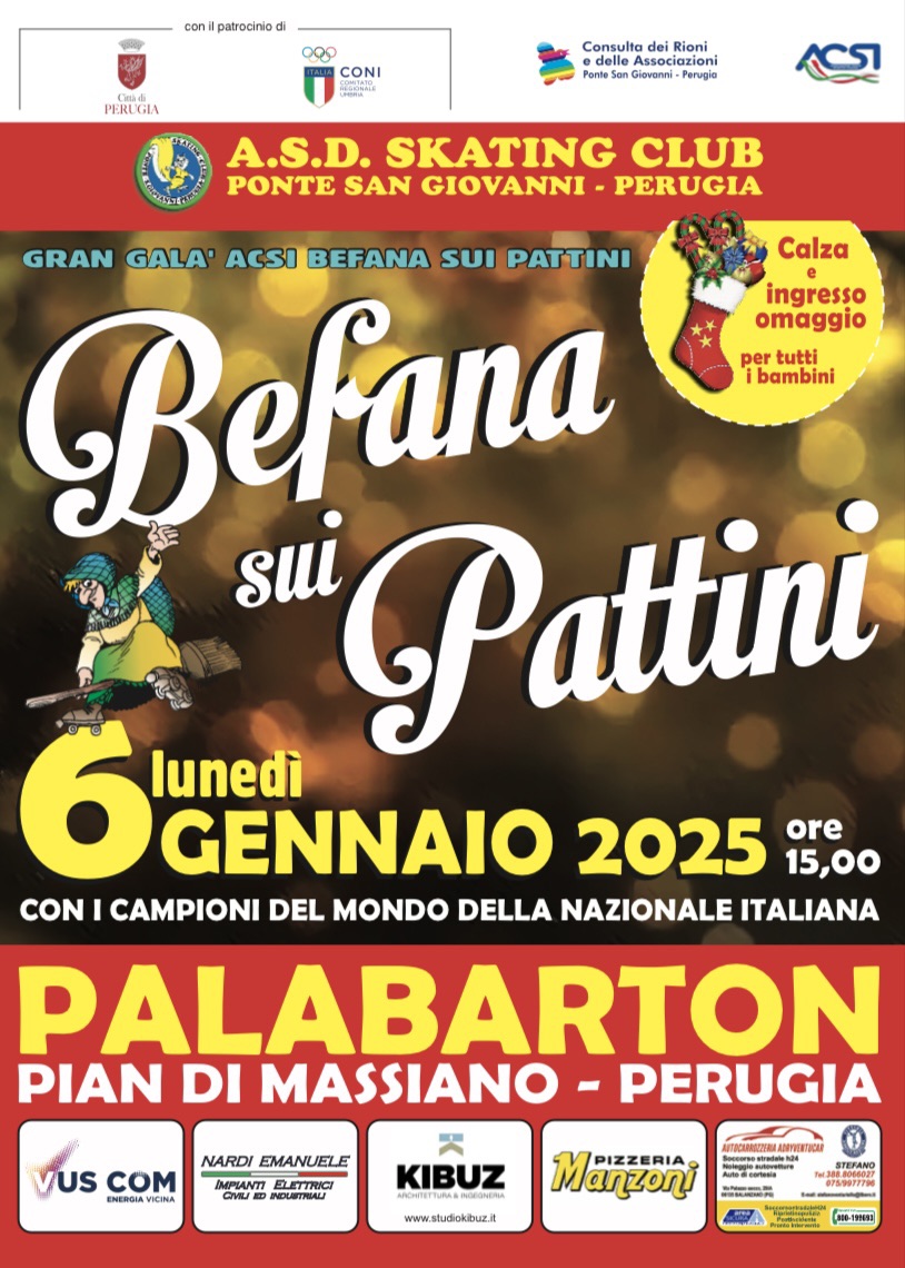 Befana sui Pattini