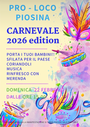 Carnevale a Piosina