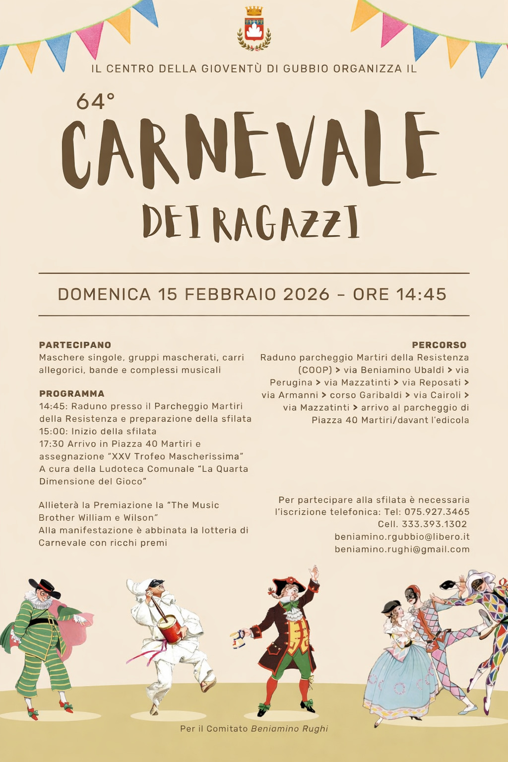 Carnevale dei Ragazzi a Gubbio