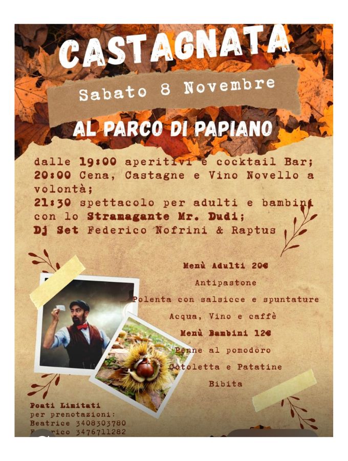 Castagnata al Parco di Papiano
