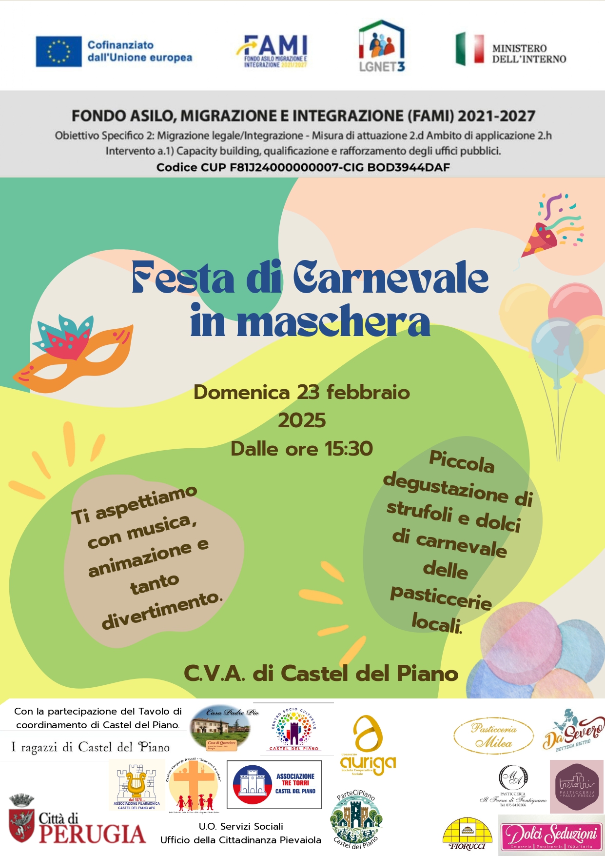 Festa di Carnevale in Maschera