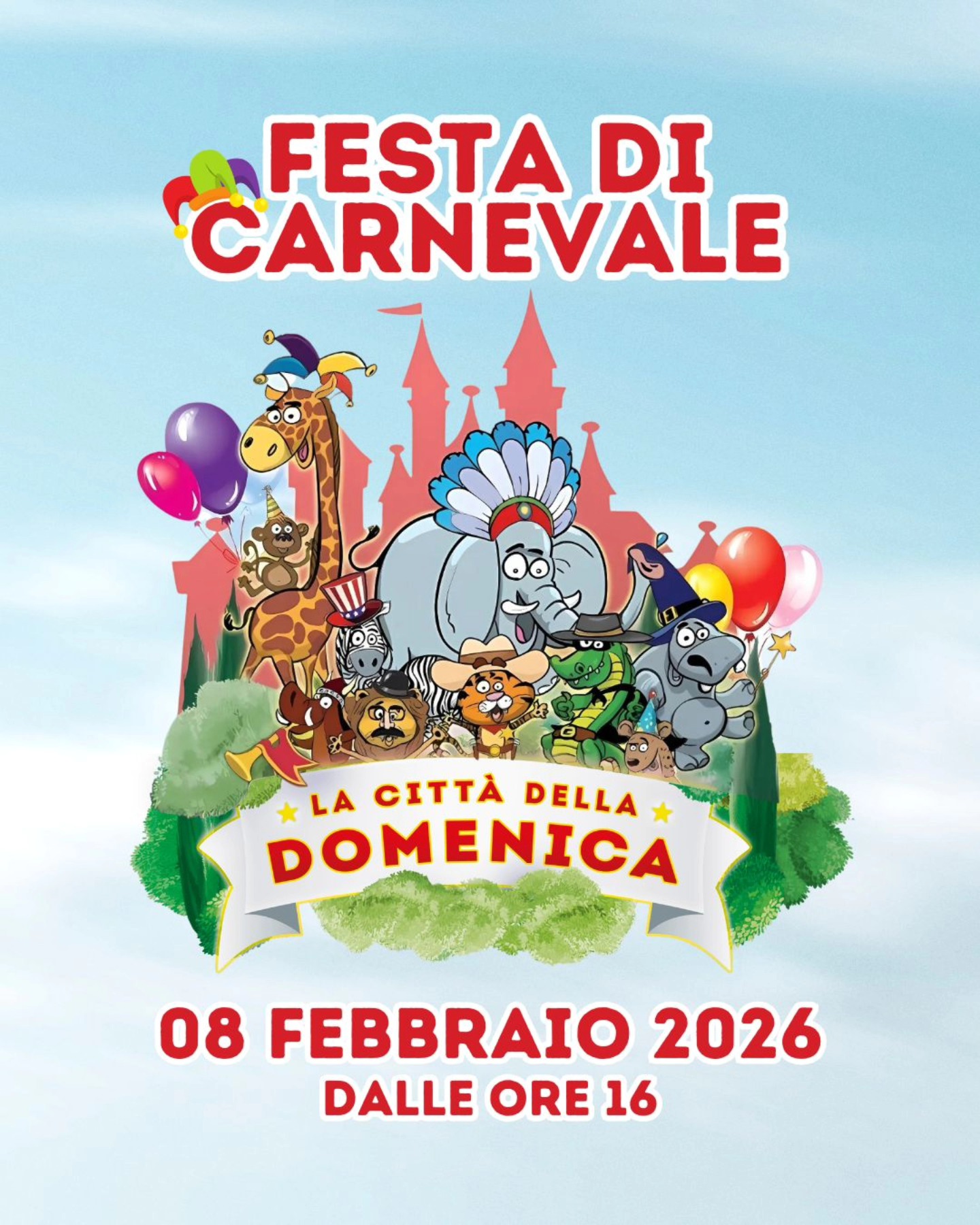 Festa di Carnevale per Bambini e Famiglie
