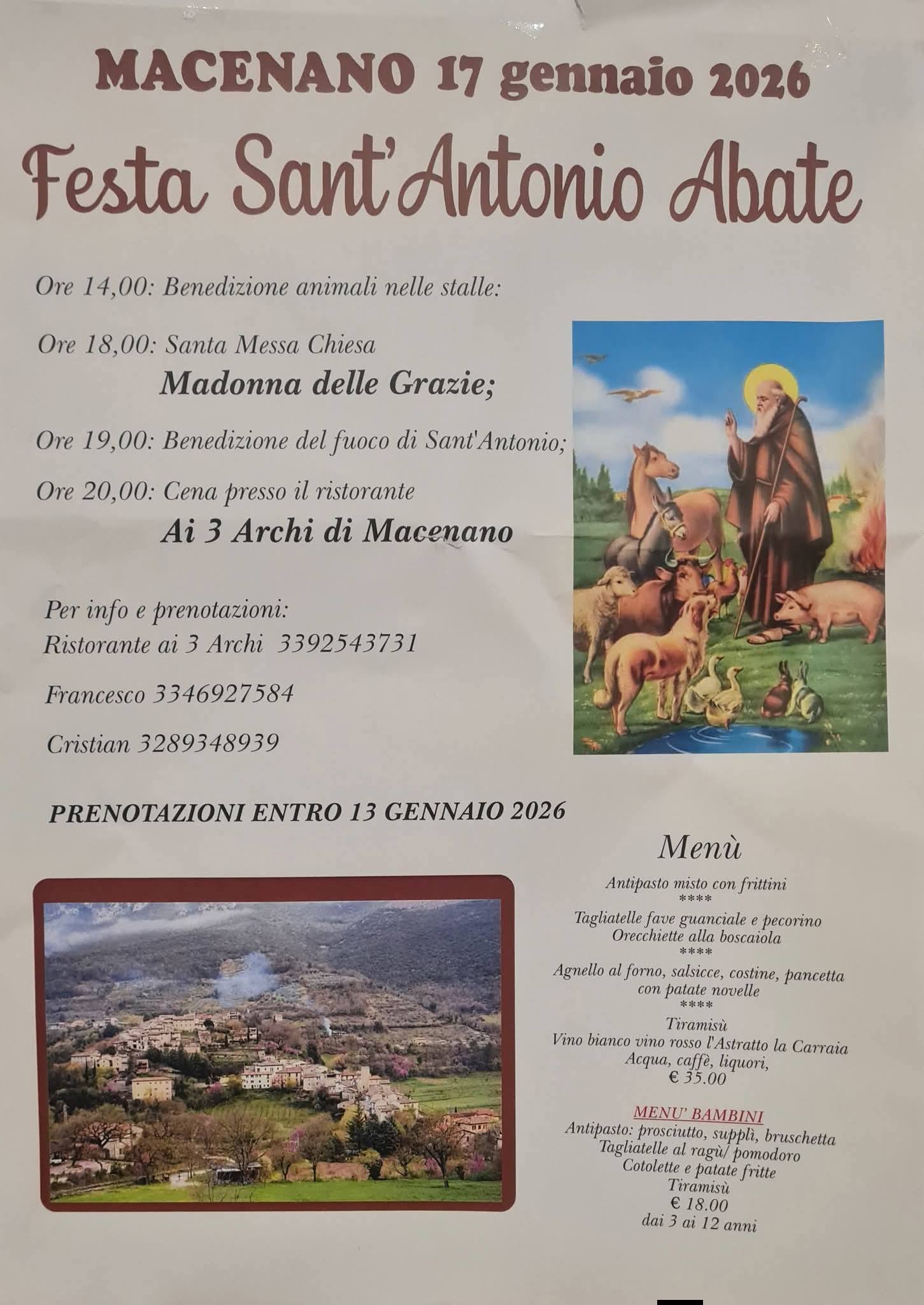 Festa di Sant'Antonio Abate a Macenano