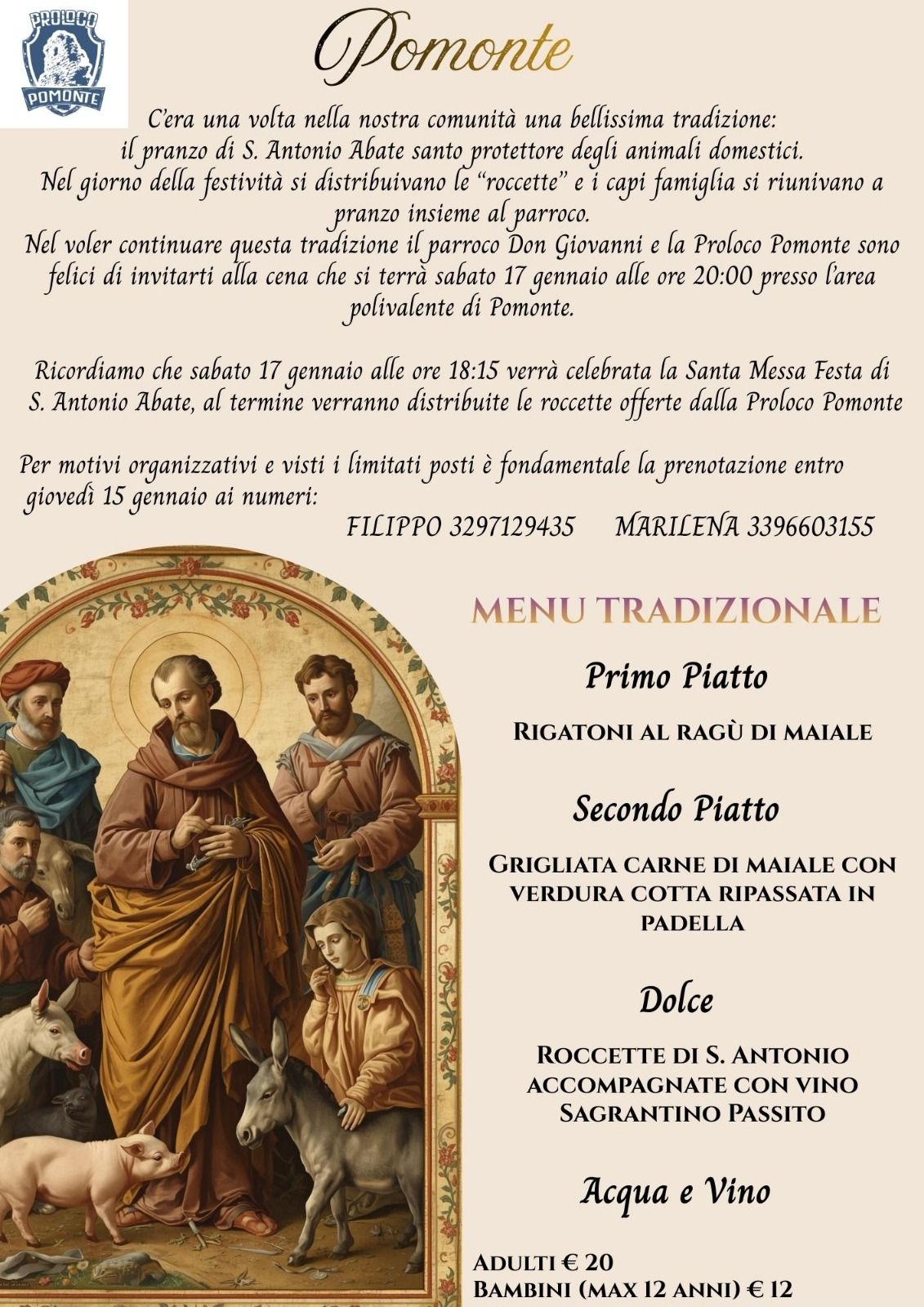 Festa di Sant'Antonio Abate a Pomonte