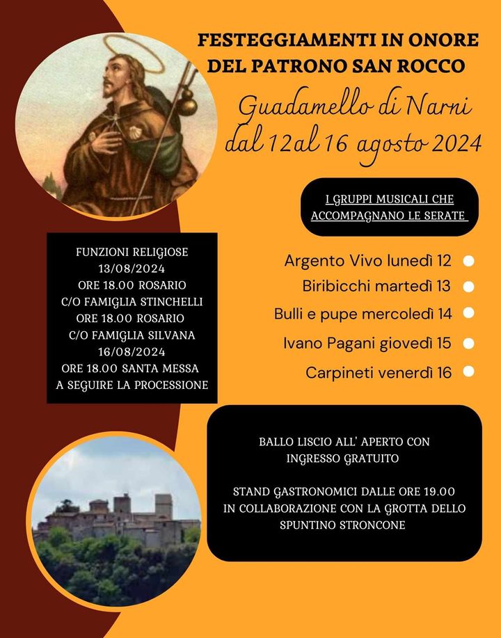 Festeggiamenti in Onore del Patrono San Rocco