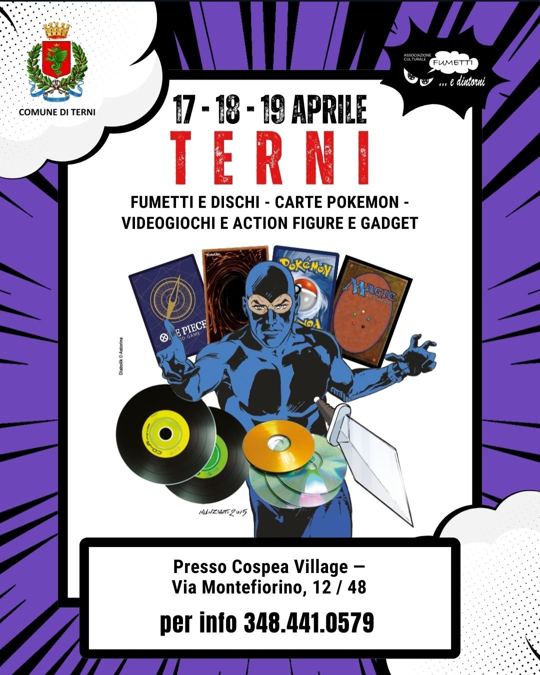 Fiera del Disco, Collezionismo, Fumetto, Manga, Carte Pokemon e Videogiochi