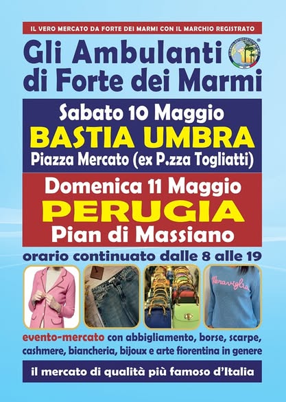 Gli Ambulanti di Forte dei Marmi a Bastia Umbra