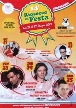 Locandina di Riosecco in Festa, edizione 2017