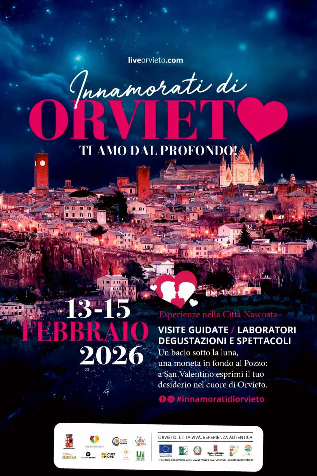 Innamorati di Orvieto – Ti amo dal profondo!