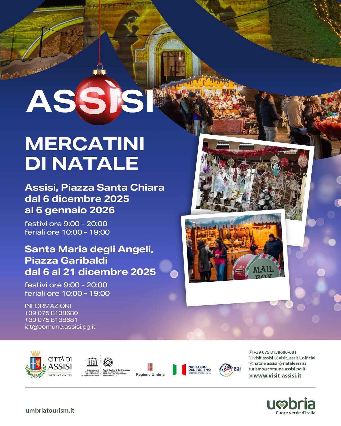 Mercatini di Natale ad Assisi