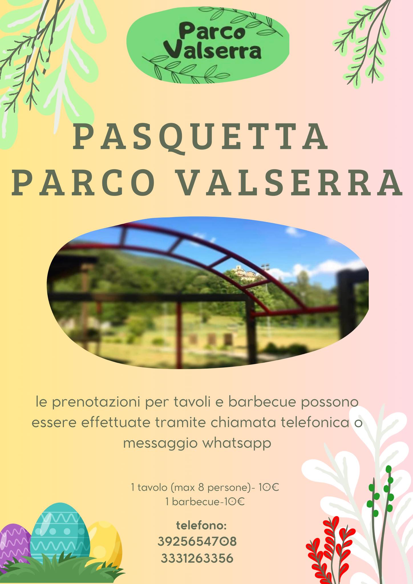 Pasquetta al Parco Valserra