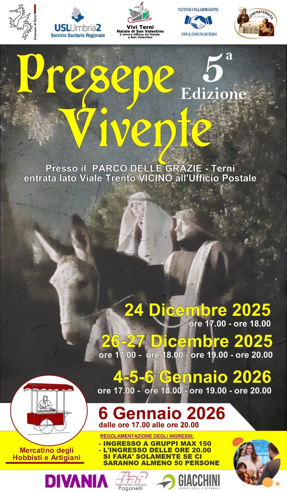 Presepe Vivente al parco Le Grazie