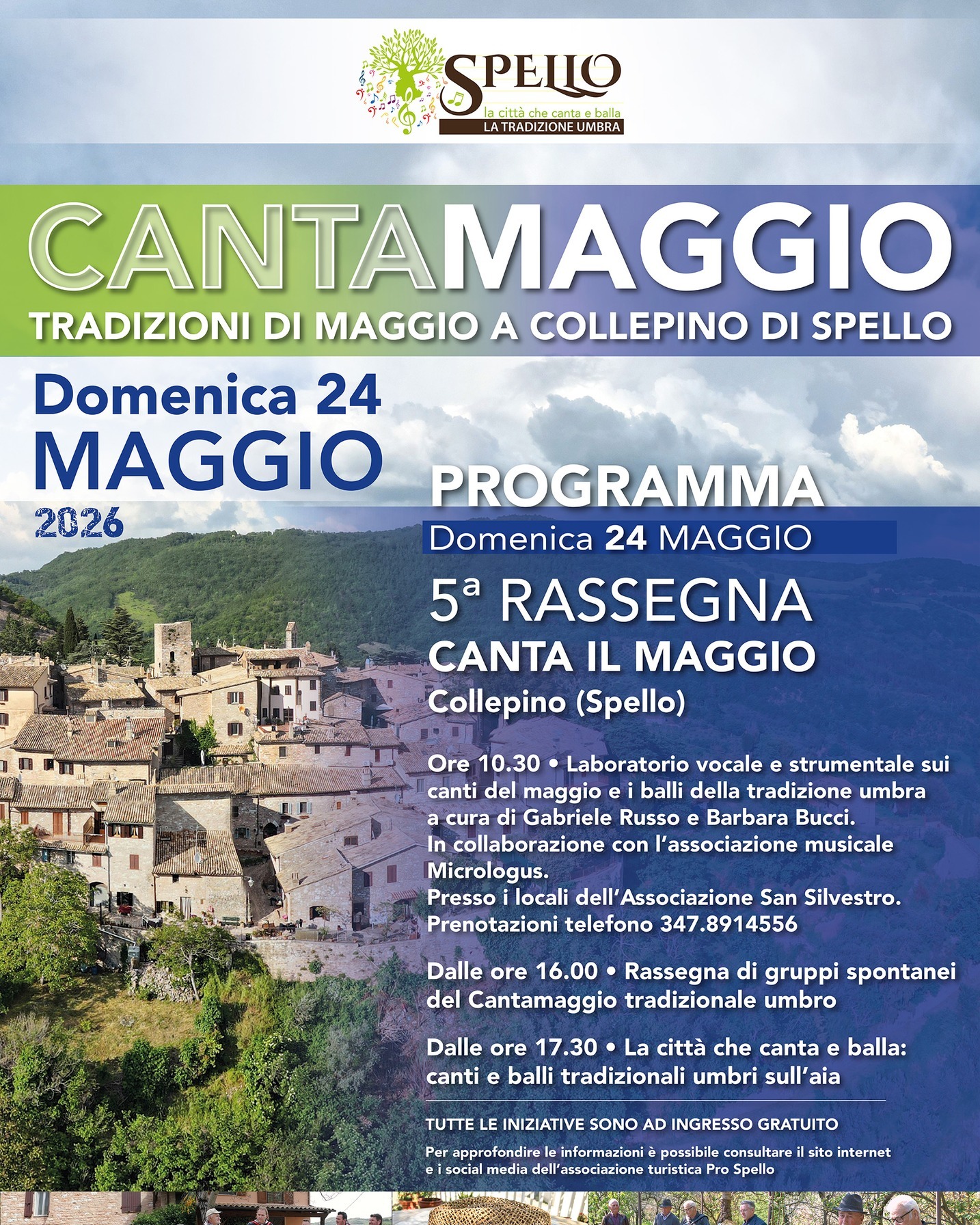 Rassegna del Cantamaggio a Spello