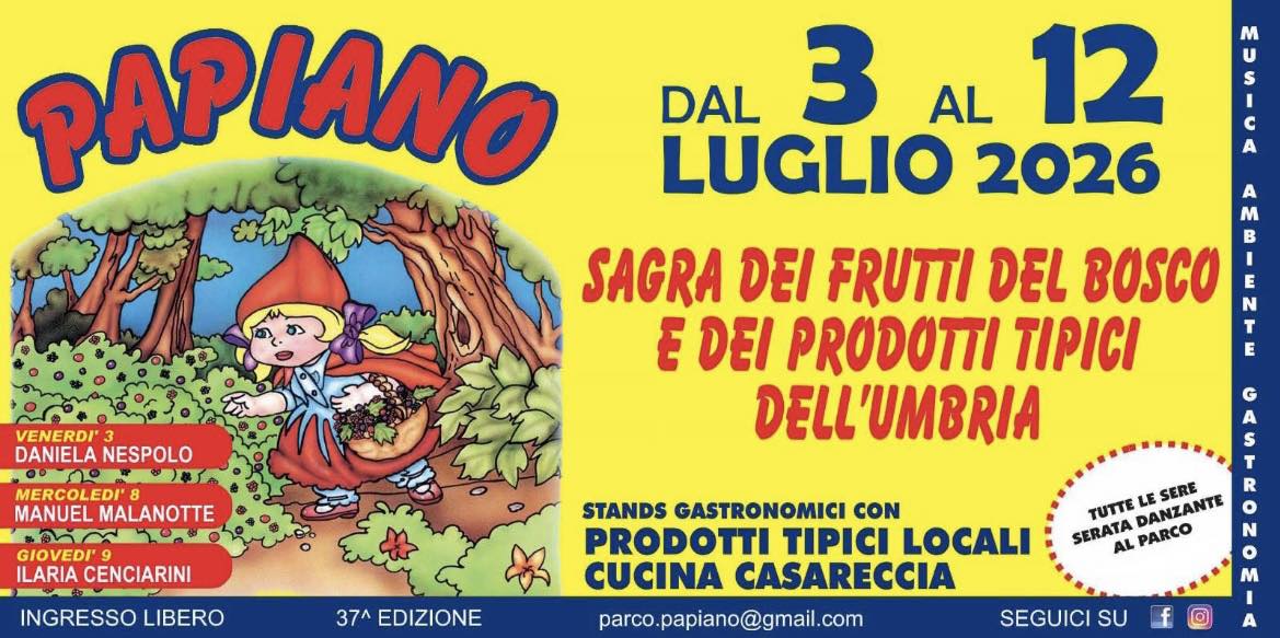 Sagra dei Frutti del Bosco e dei Prodotti Tipici dell'Umbria