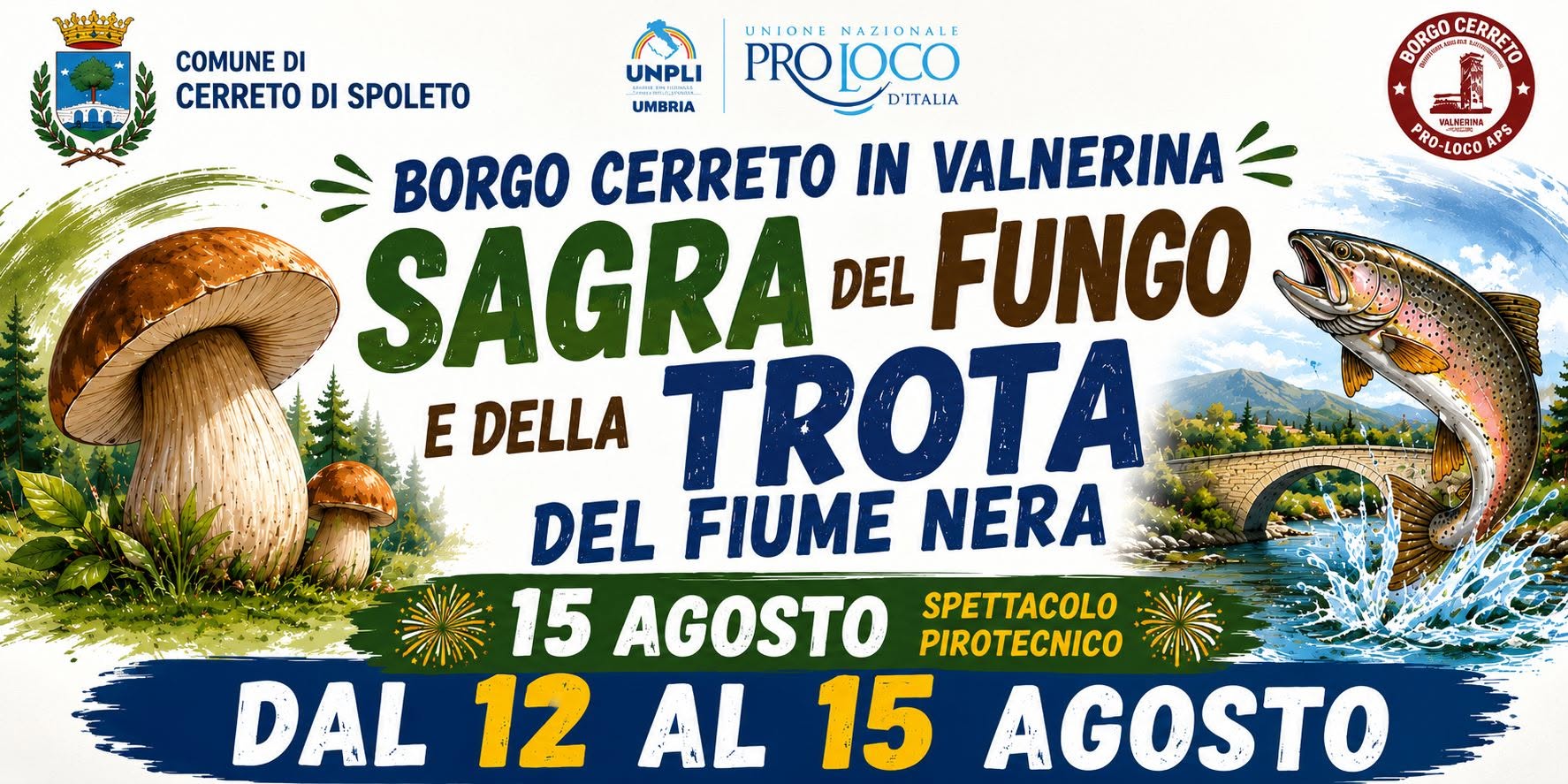 Sagra del Fungo e della Trota del Fiume Nera