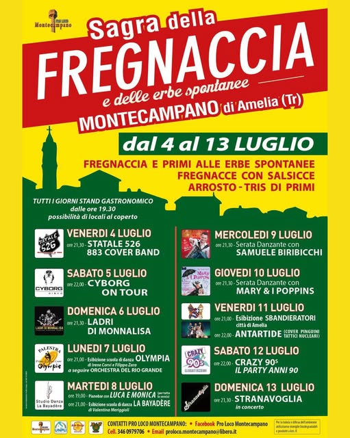 Sagra della Fregnaccia e delle Erbe Spontanee
