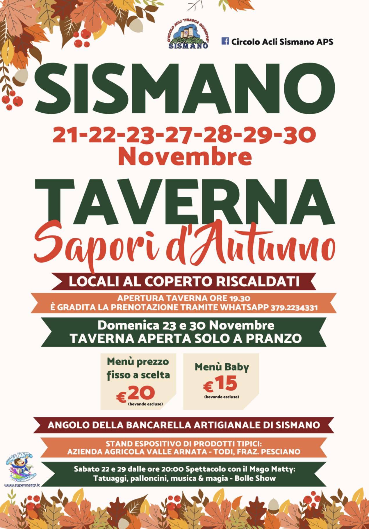 Taverna dei Sapori d'Autunno