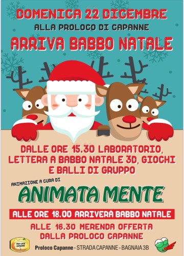 Arriva Babbo Natale a Capanne