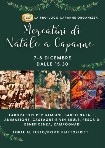 Mercatini di Natale a Capanne