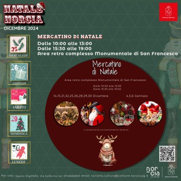 Mercatino di Natale a Norcia